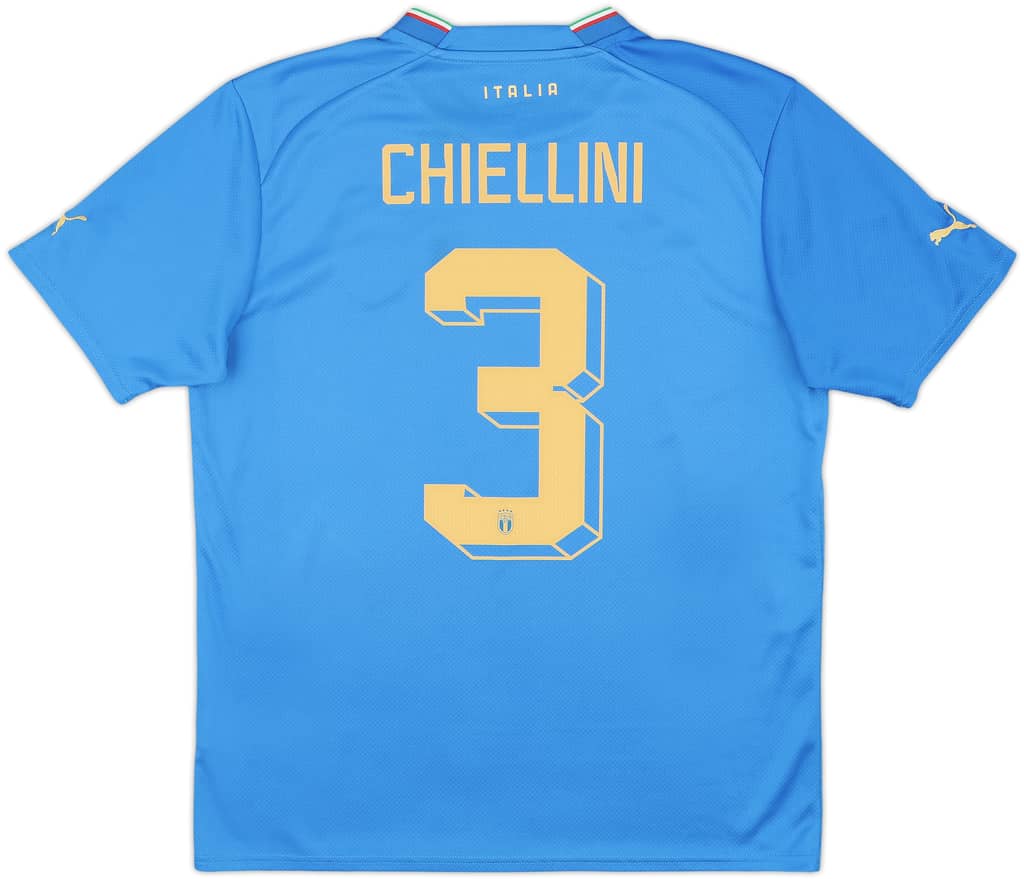2022-23 Italy Home Shirt Chiellini #3 - 10/10 - (L)