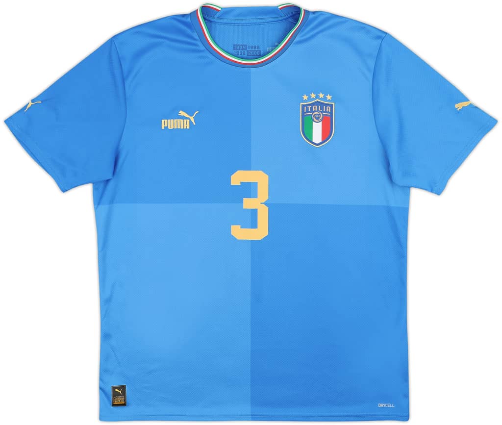 2022-23 Italy Home Shirt Chiellini #3 - 10/10 - (L)