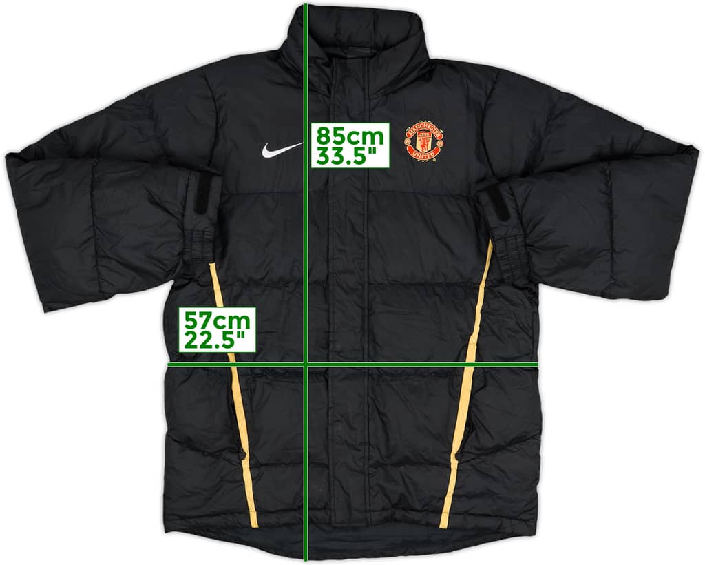 2008-09 Manchester United Nike Padded Bench Coat - 8/10 - (S)