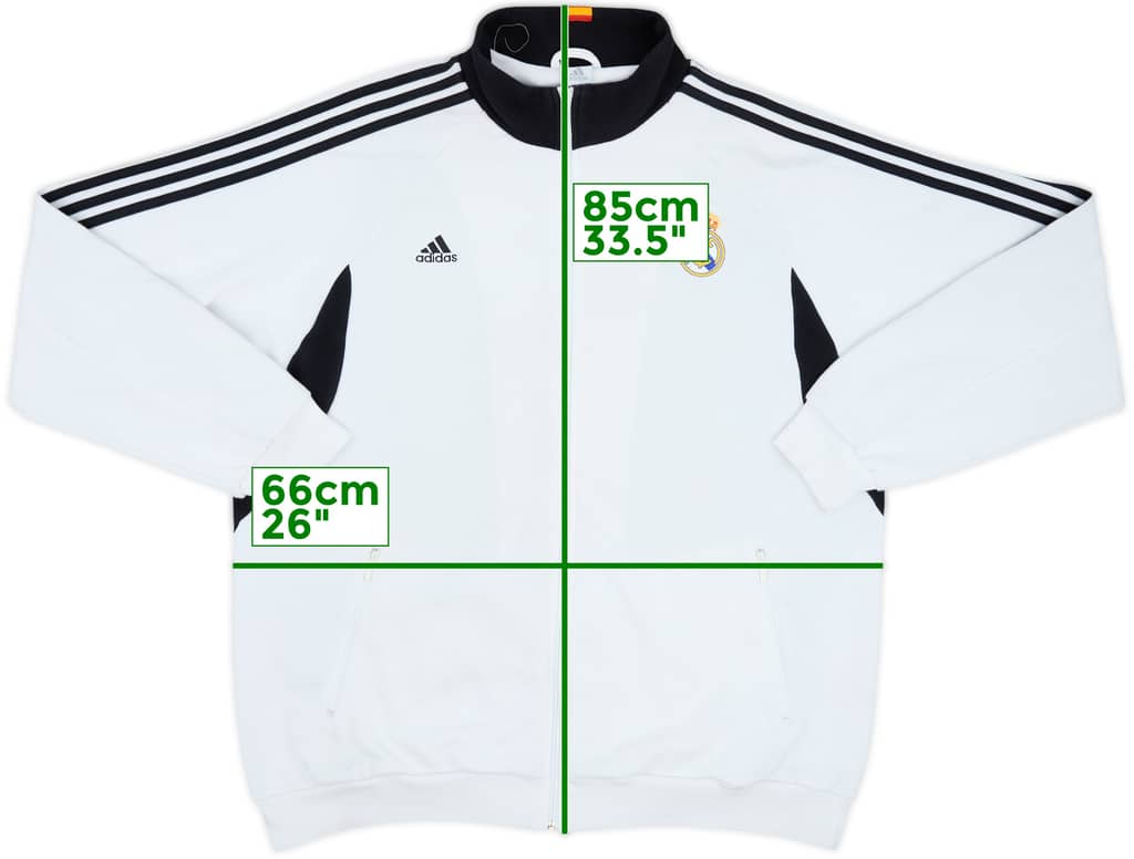 2008-09 Real Madrid adidas Track Jacket - 8/10 - (XXL)