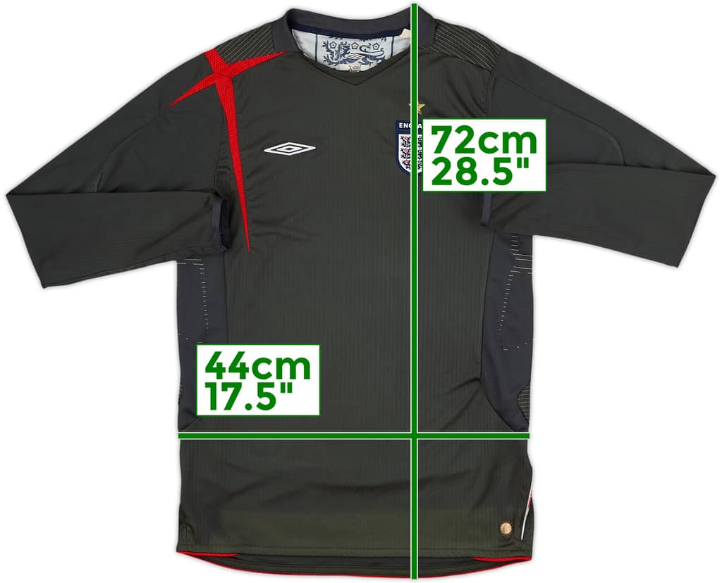 2006-08 England GK Shirt - 8/10 - (XL.Boys)