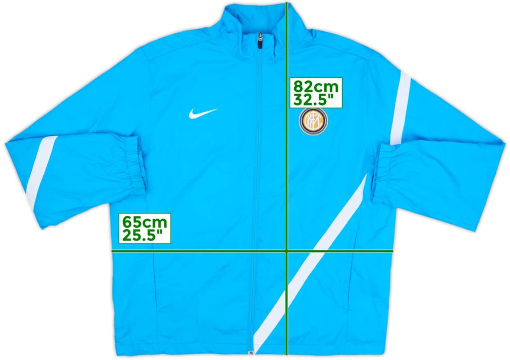2011-12 Inter Milan Nike Track Jacket - 7/10 - (XL)