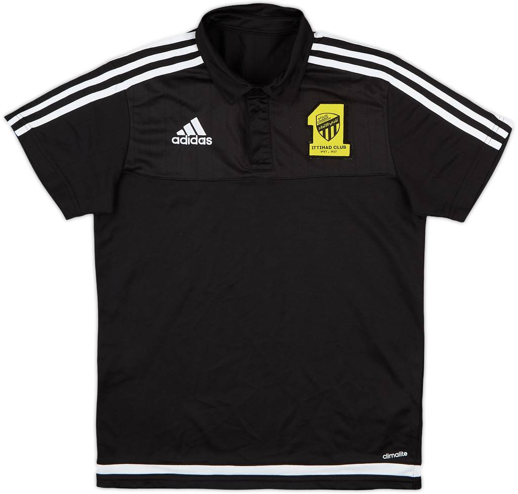 2015-16 Al-Ittihad adidas Polo Shirt - 9/10 - (S)