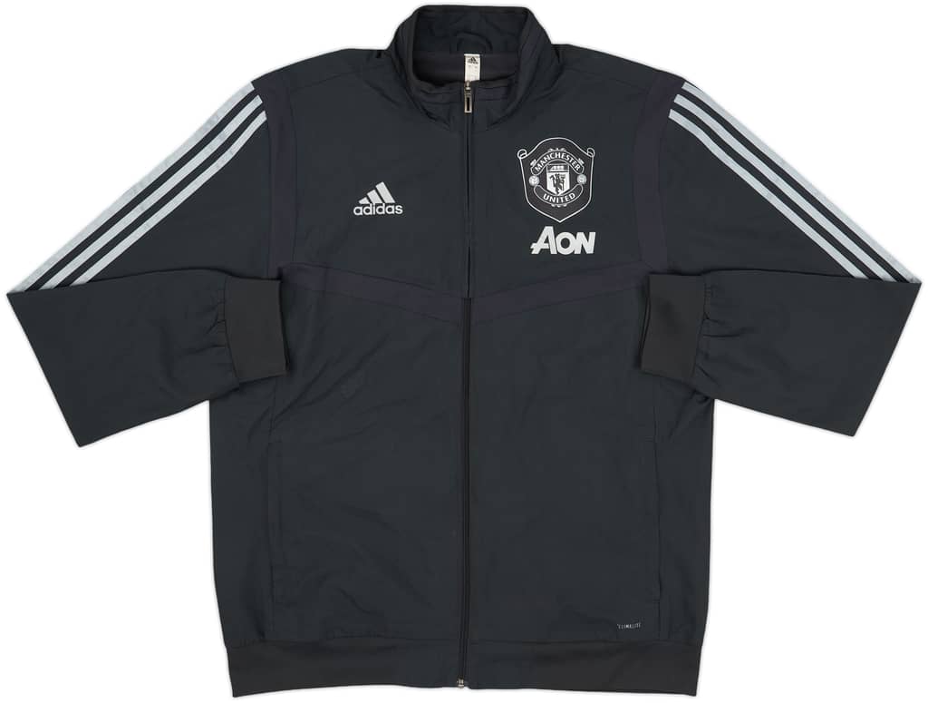 2019-20 Manchester United adidas Track Jacket - 8/10 - (L)