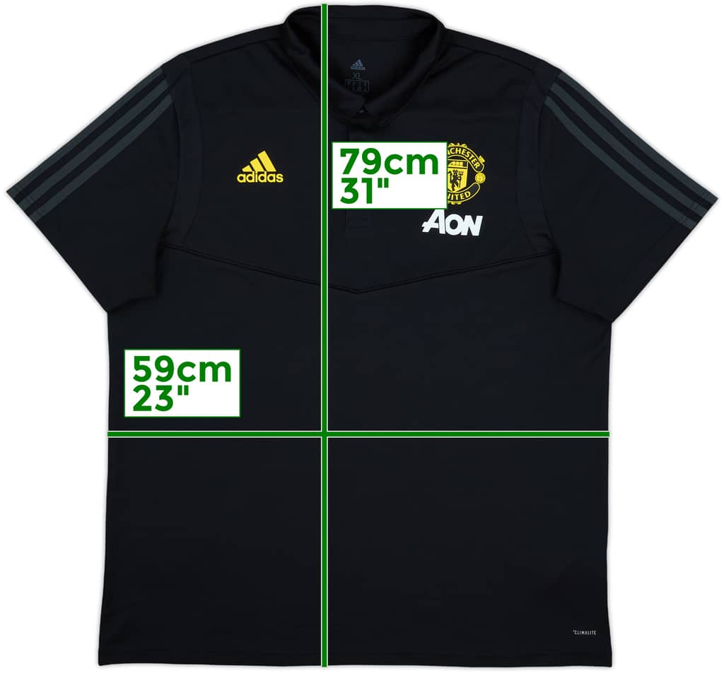 2019-20 Manchester United adidas Polo Shirt - 10/10 - (XL)