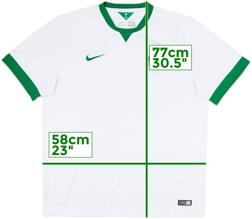 2014-15 Saudi Arabia Home Shirt - 8/10 - (XL)