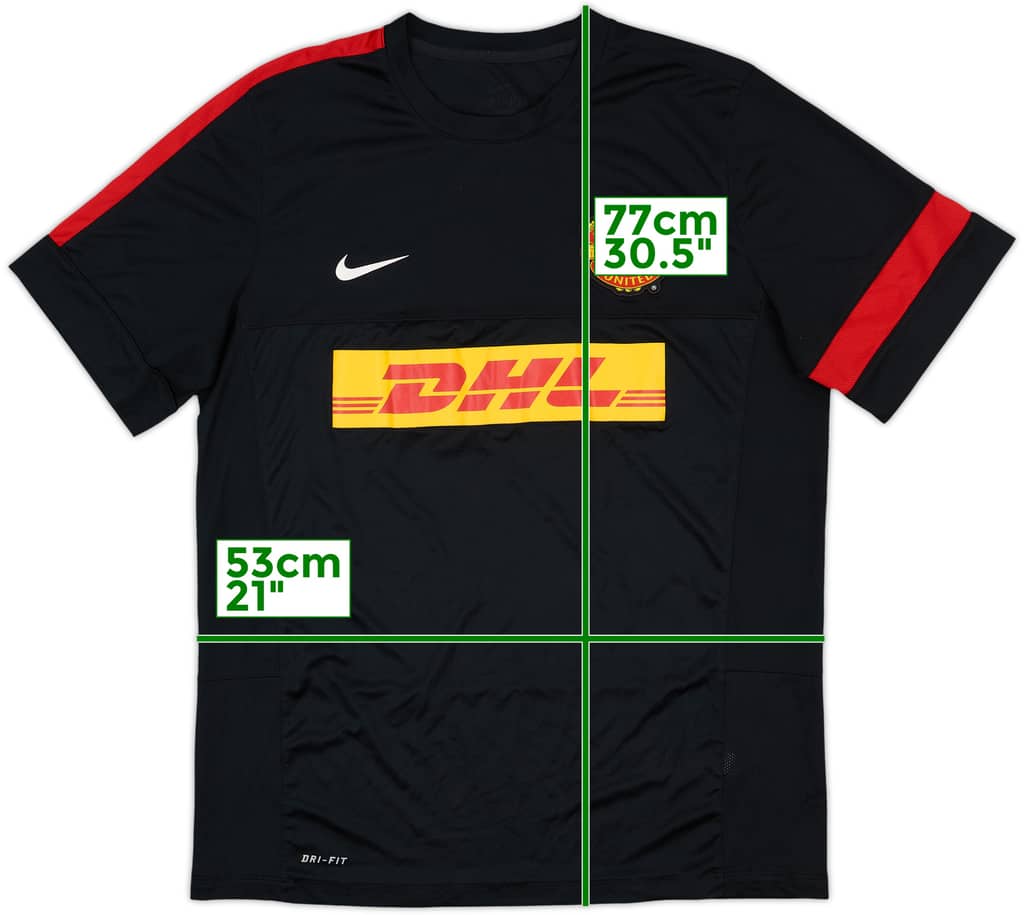 2012-13 Manchester United Nike Training Shirt - 8/10 - (XL)