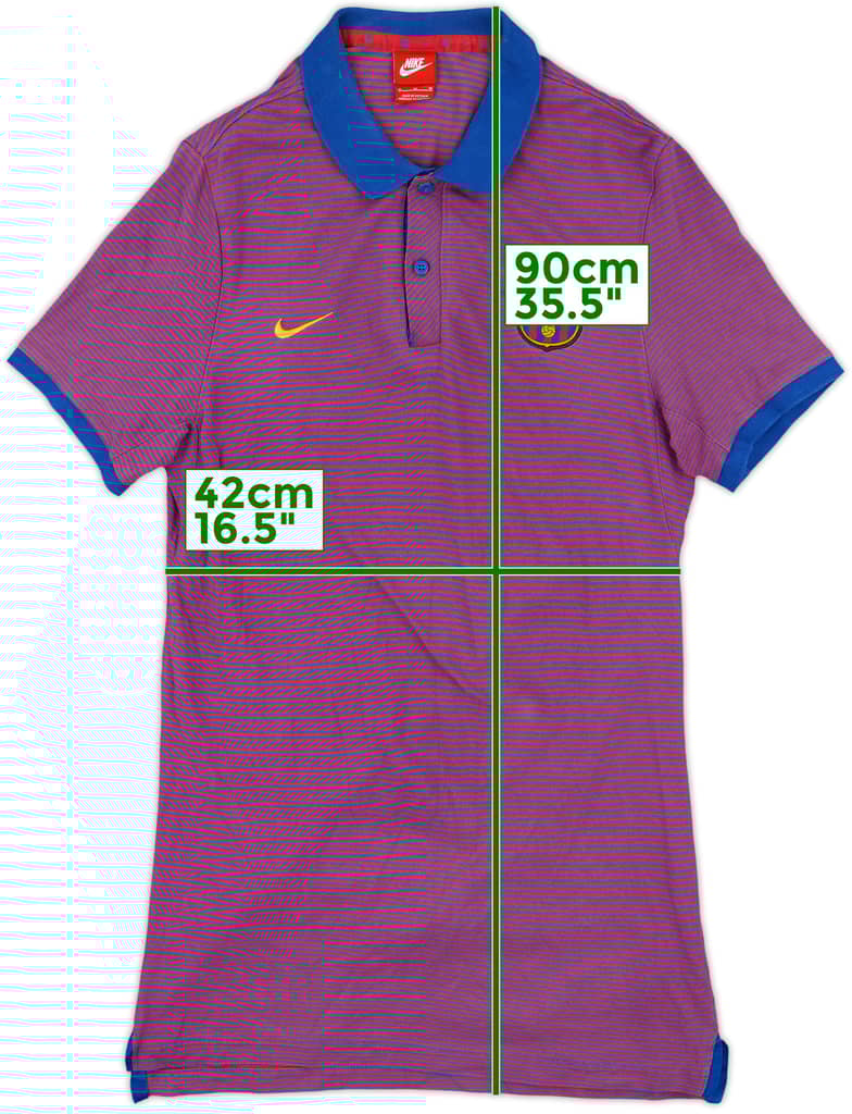 2016-17 Barcelona Nike Polo Shirt - 9/10 - (M)