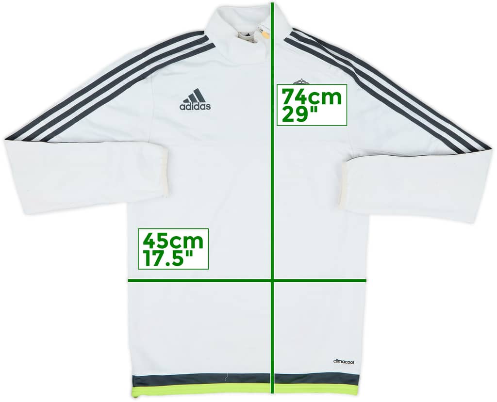 2015-16 Real Madrid adidas 1/4 Zip Drill Top - 6/10 - (XS)