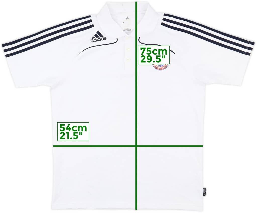 2008-09 Bayern Munich adidas Polo Shirt - 7/10 - (L)
