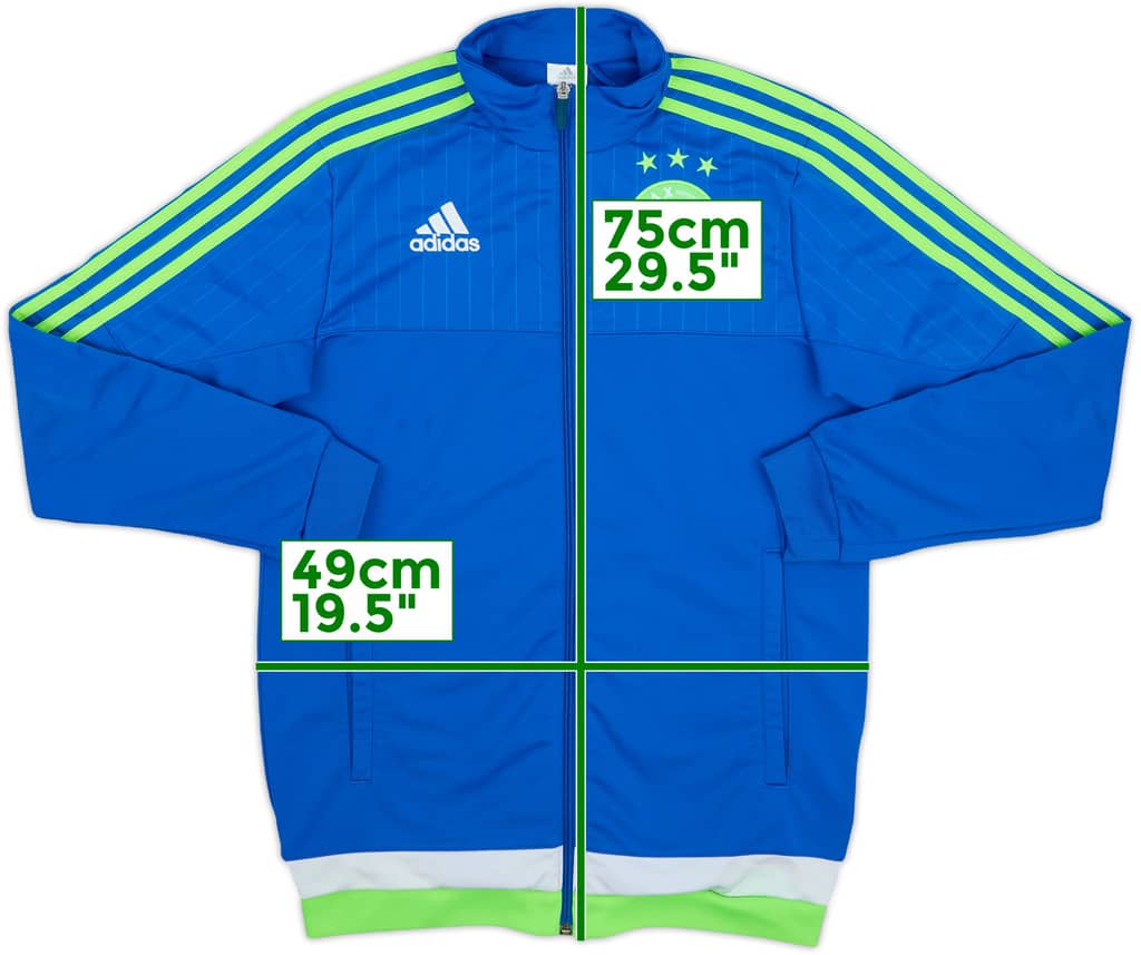 2015-16 Ajax adidas Track Jacket - 8/10 - (S)