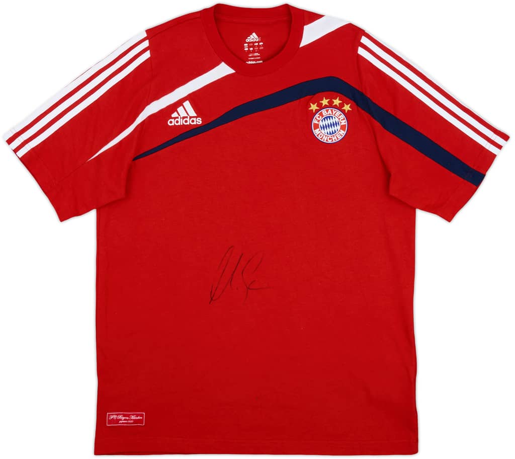 2009-10 Bayern Munich adidas Signed Cotton Tee - 9/10 - (L)
