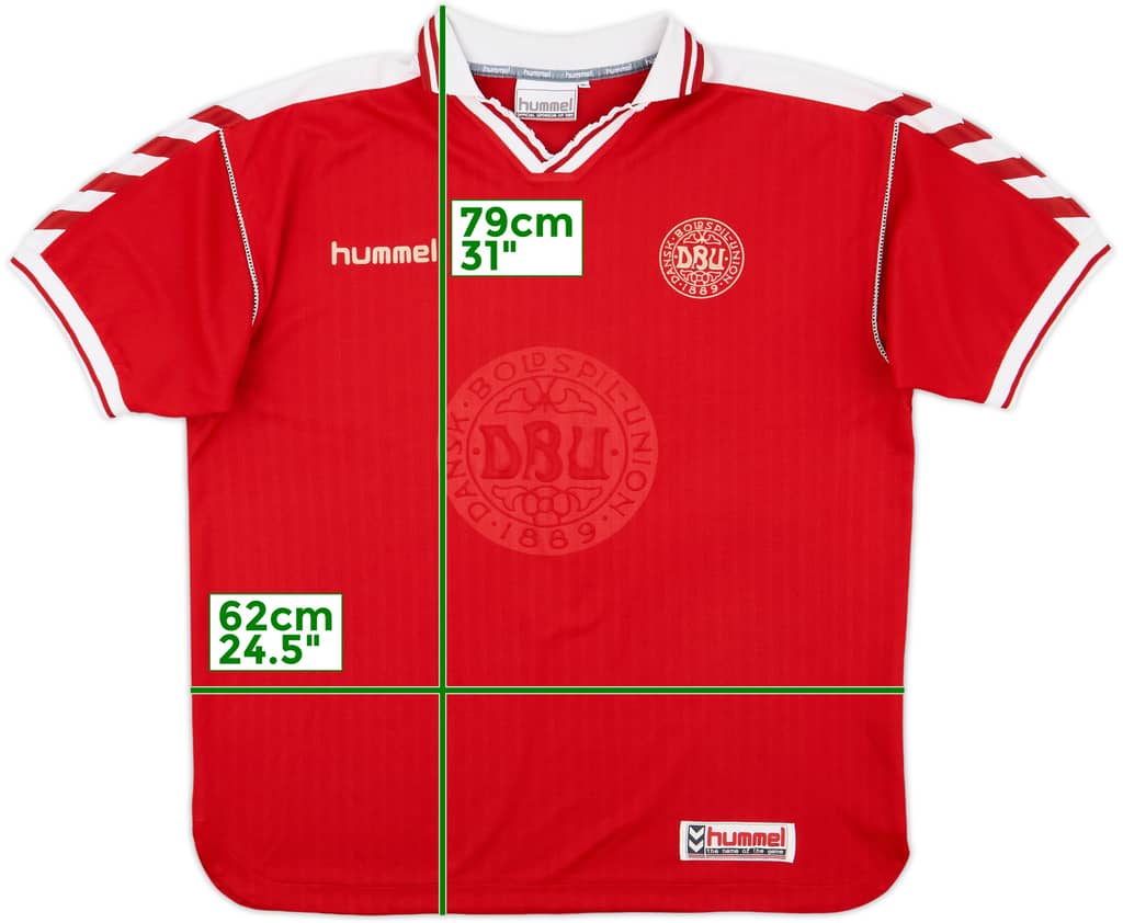 1998 Denmark Home Shirt - 6/10 - (XL)