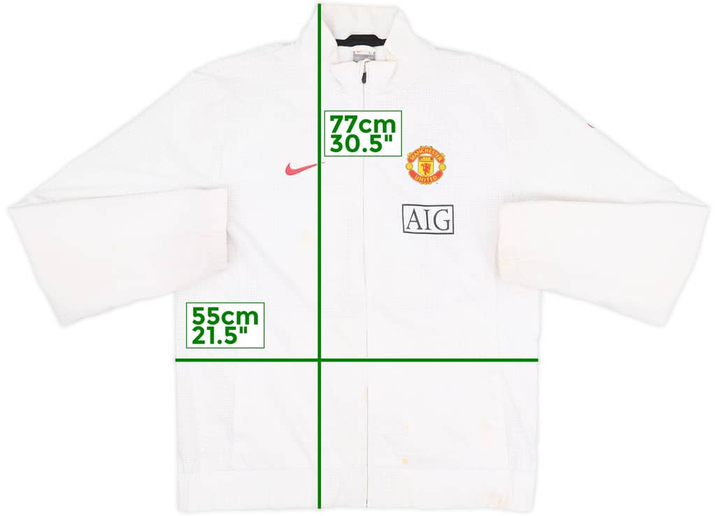 2009-10 Manchester United Nike Track Jacket - 7/10 - (L)
