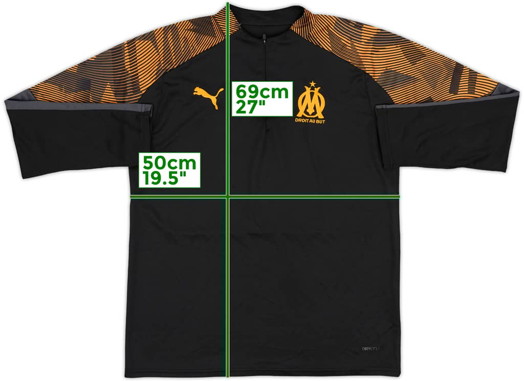 2018-19 Marseille Puma 1/4 Zip Training Top - 5/10 - (M)