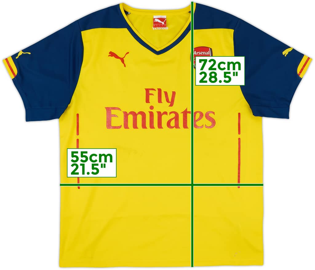 2014-15 Arsenal Away Shirt - 5/10 - (L)