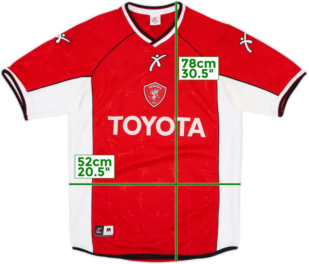 2002-03 Perugia Home Shirt - 9/10 - (M)