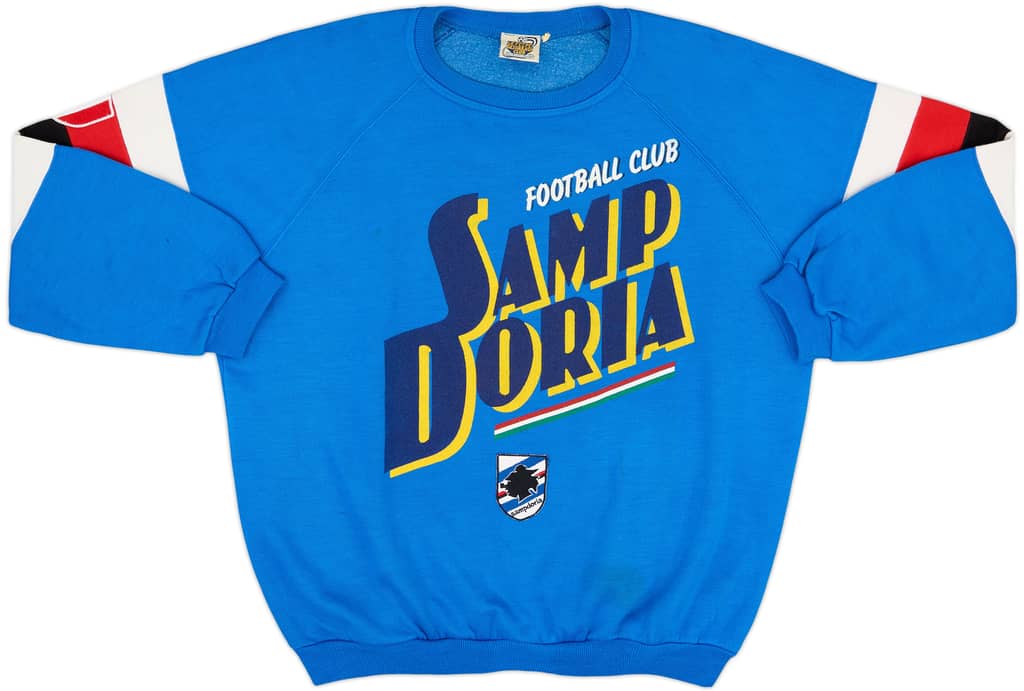 1990-91 Sampdoria Le Felpe Dei Grandi Club Sweat Top - 8/10 - (L)