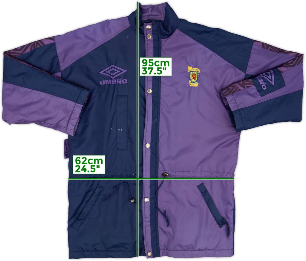 1994-96 Scotland Umbro Bench Coat - 7/10 - (L)