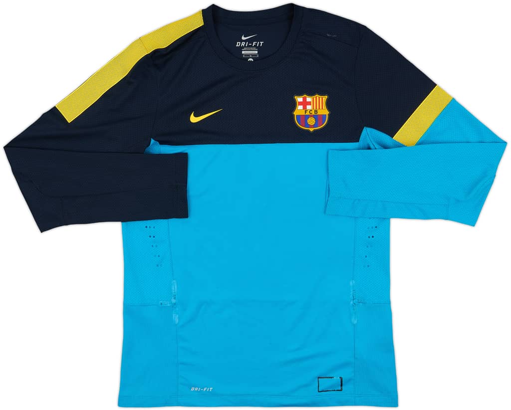 2012-13 Barcelona Player Issue Nike Training L/S Shirt - 7/10 - (M)