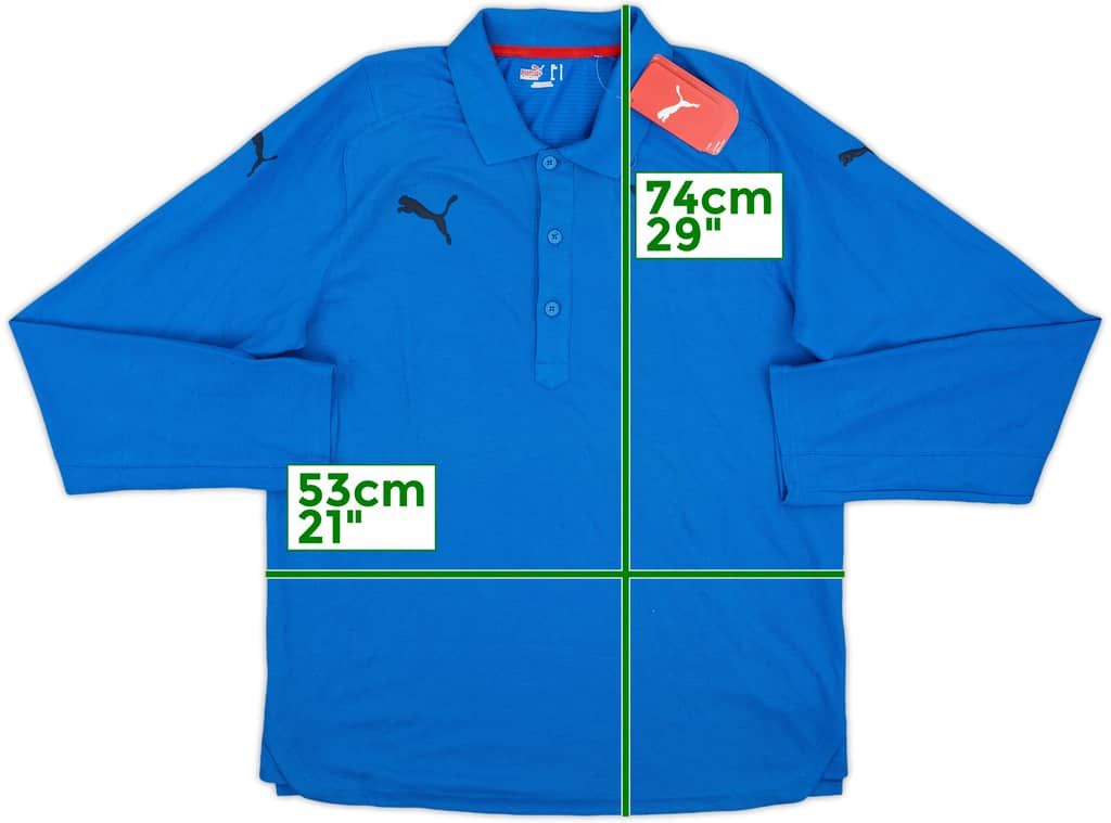 2010-11 Lazio Puma Polo L/S Shirt (L)