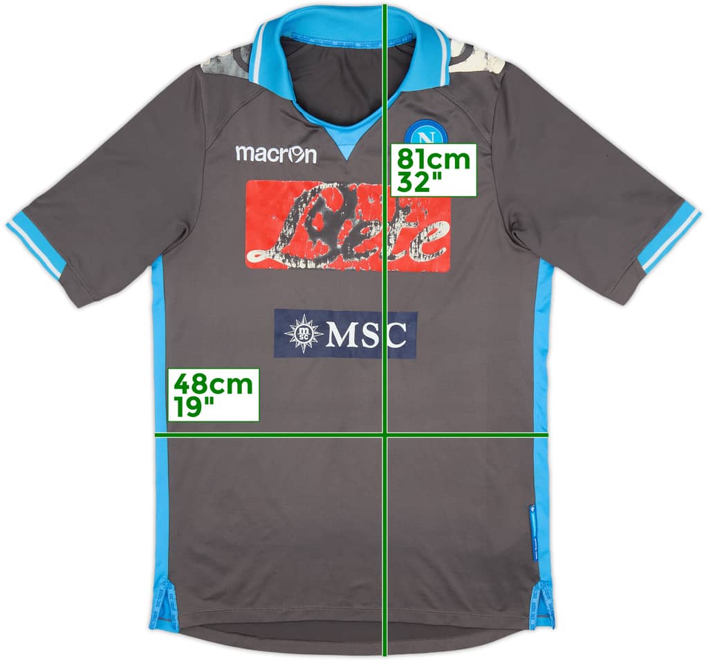 2011-12 Napoli Away Shirt - 4/10 - (M)