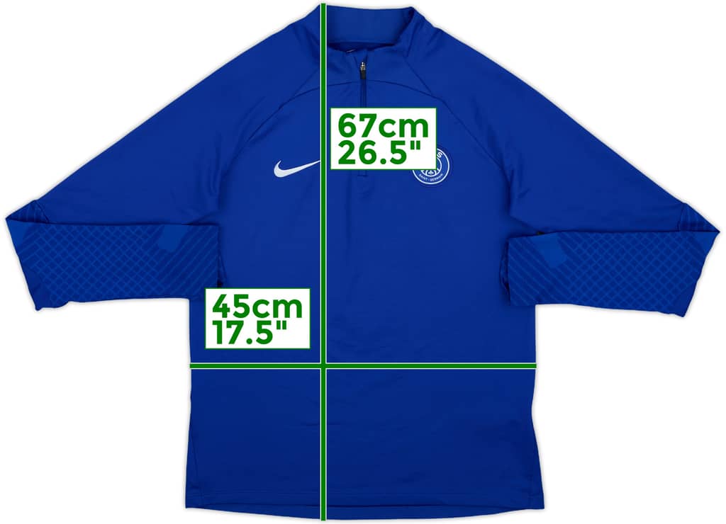 2022-23 Paris Saint-Germain Nike 1/4 Zip Drill Top - 9/10 - (XL.Boys)