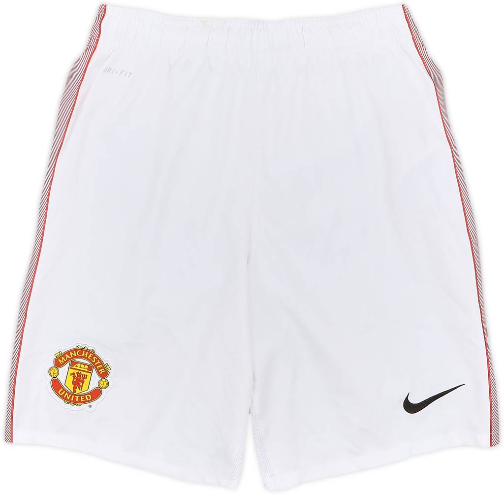 2012-13 Manchester United Home Shorts - 7/10 - (L.Boys)