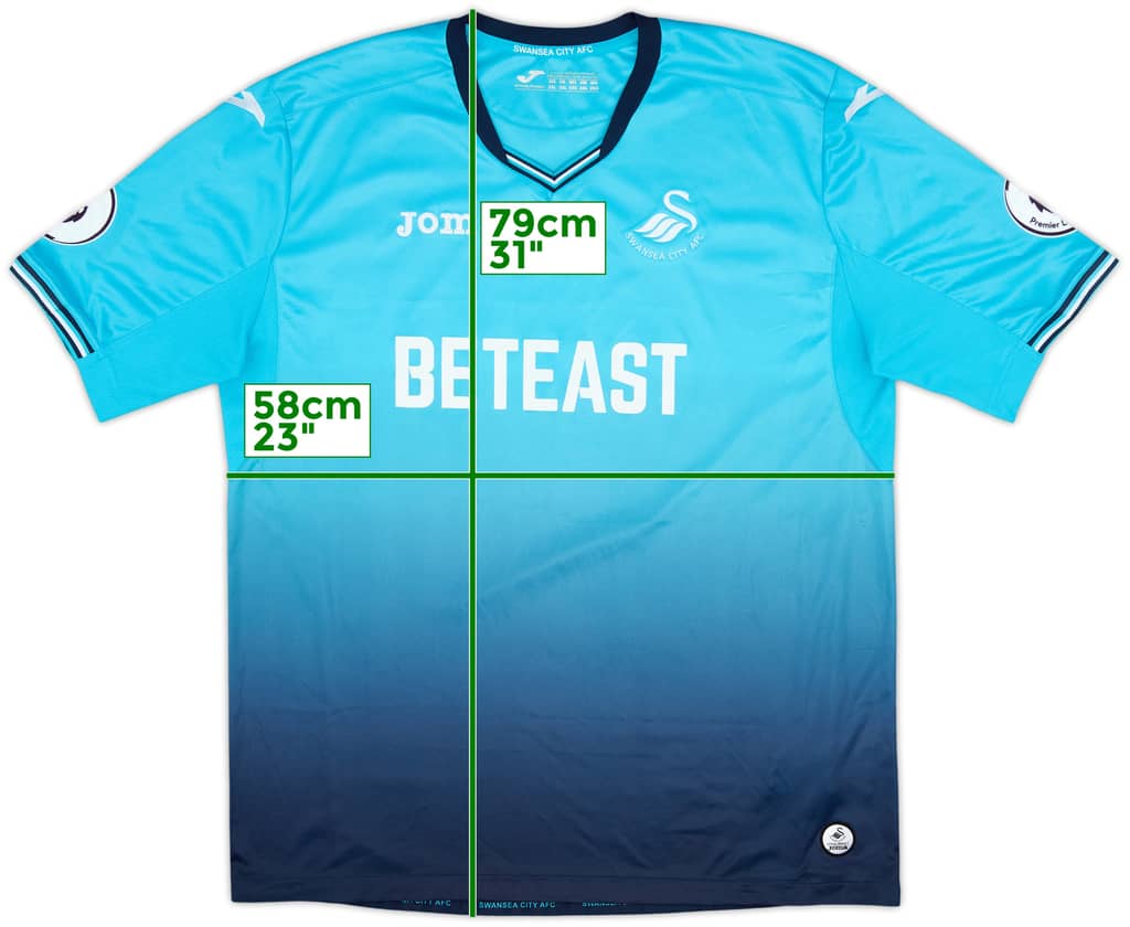 2016-17 Swansea Away Shirt - 9/10 - (XXL)