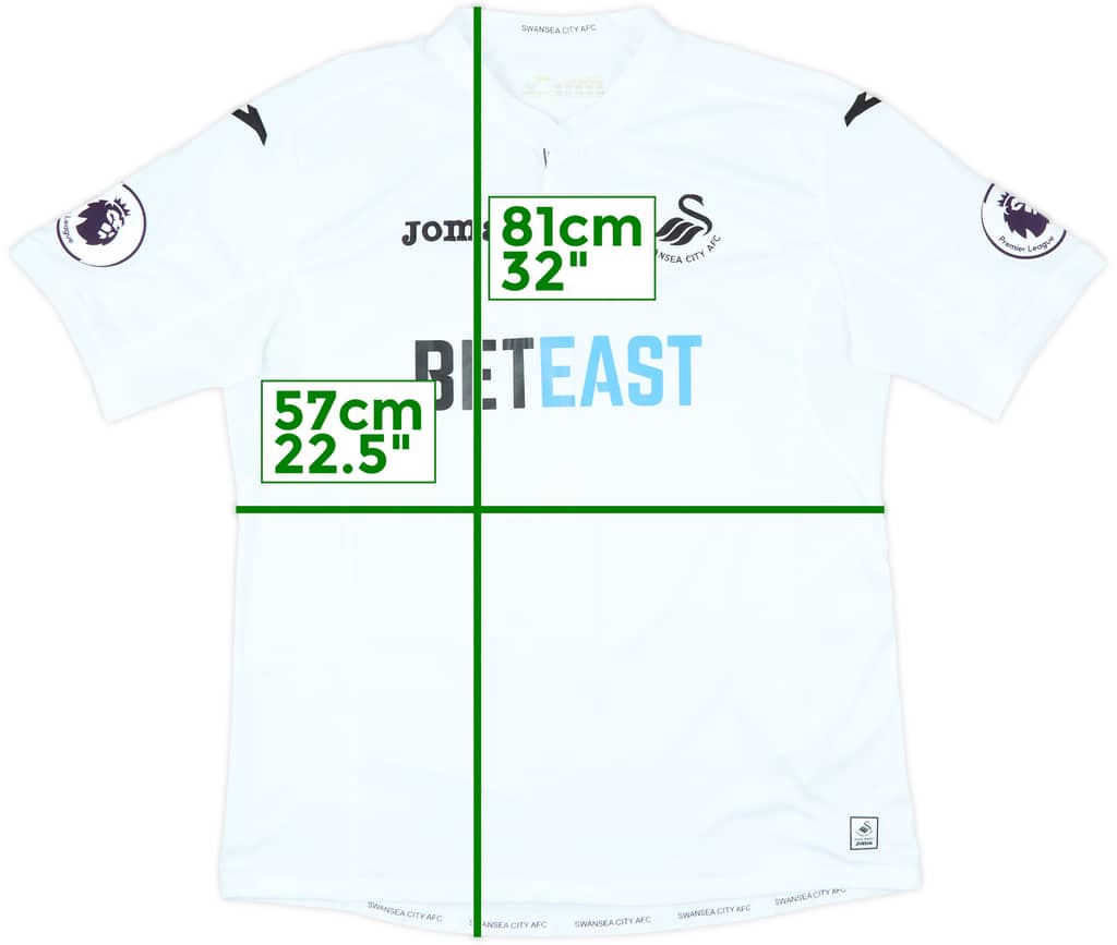 2016-17 Swansea Home Shirt - 8/10 - (XXL)