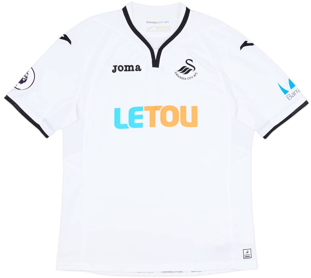 2017-18 Swansea Home Shirt - 10/10 - (XXL)