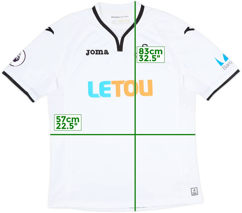 2017-18 Swansea Home Shirt - 10/10 - (XXL)