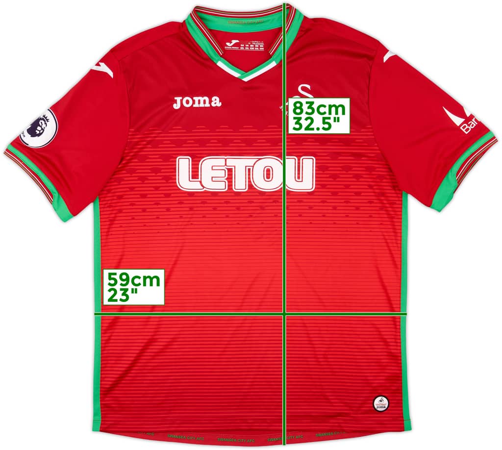 2017-18 Swansea Away Shirt - 8/10 - (XXL)