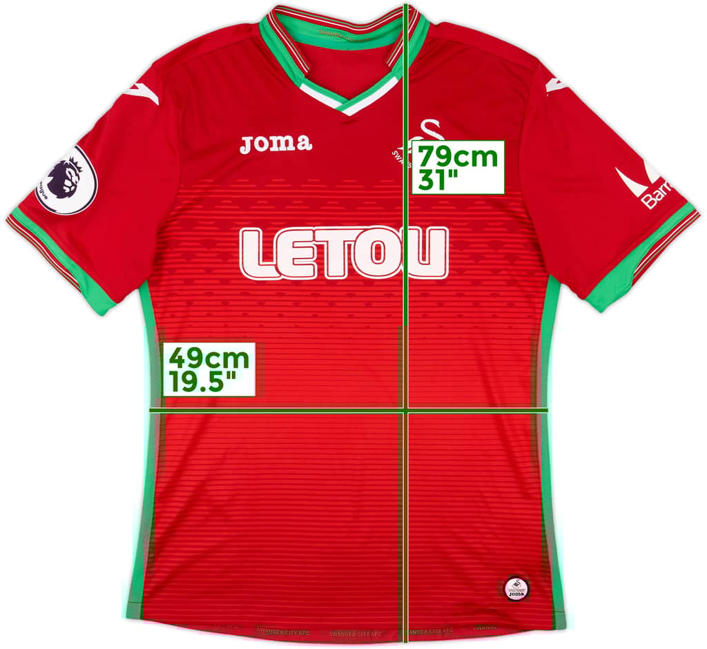 2017-18 Swansea Away Shirt - 8/10 - (L)