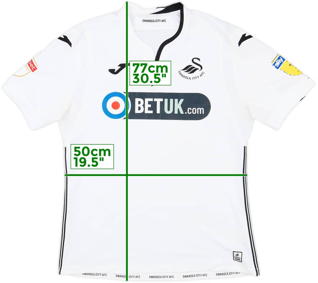 2018-19 Swansea Home Shirt - 5/10 - (L)
