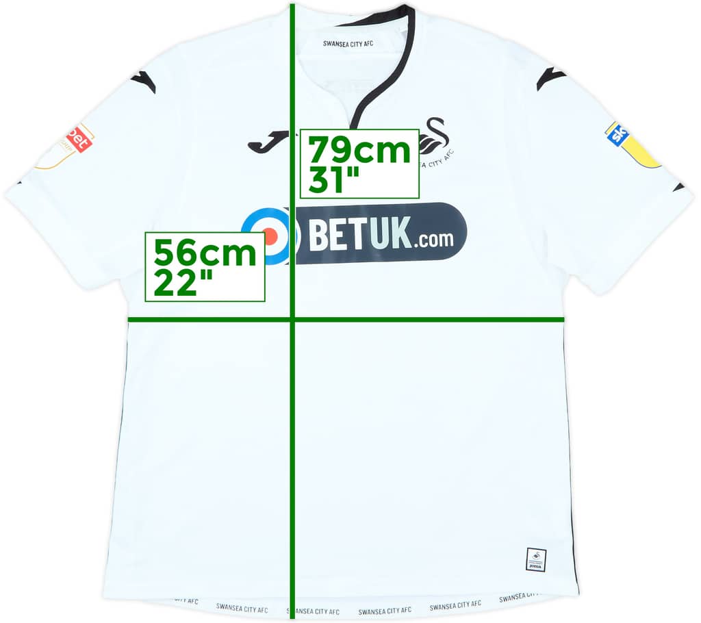 2018-19 Swansea Home Shirt - 9/10 - (XXL)