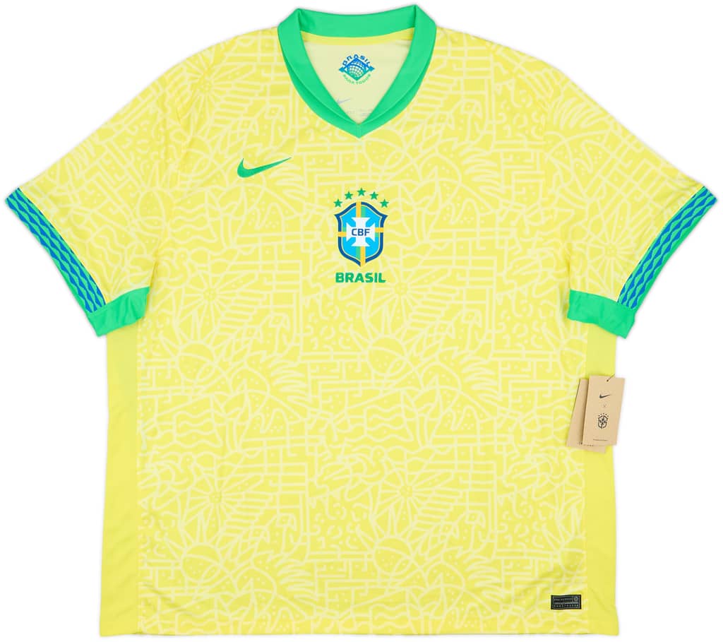 2024-25 Brazil Home Shirt (3XL)