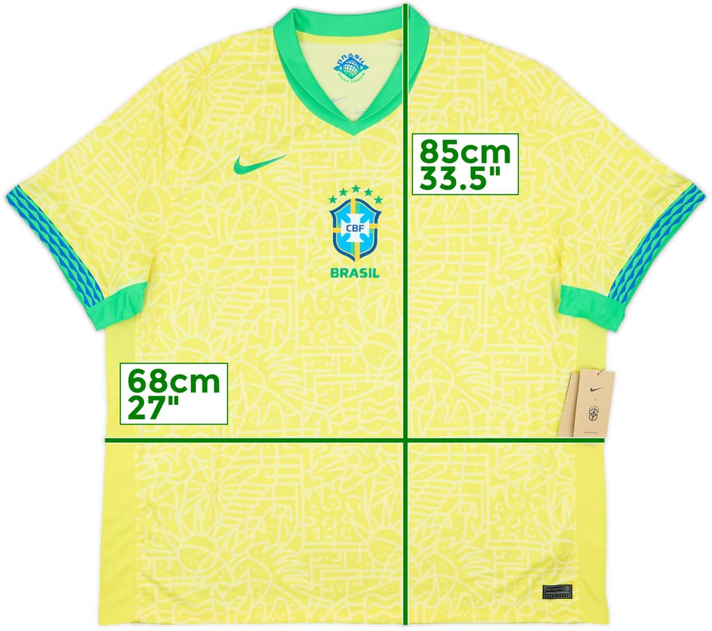2024-25 Brazil Home Shirt (3XL)