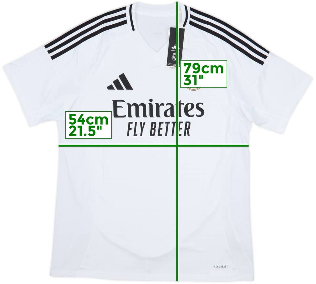 2024-25 Real Madrid Home Shirt (L)