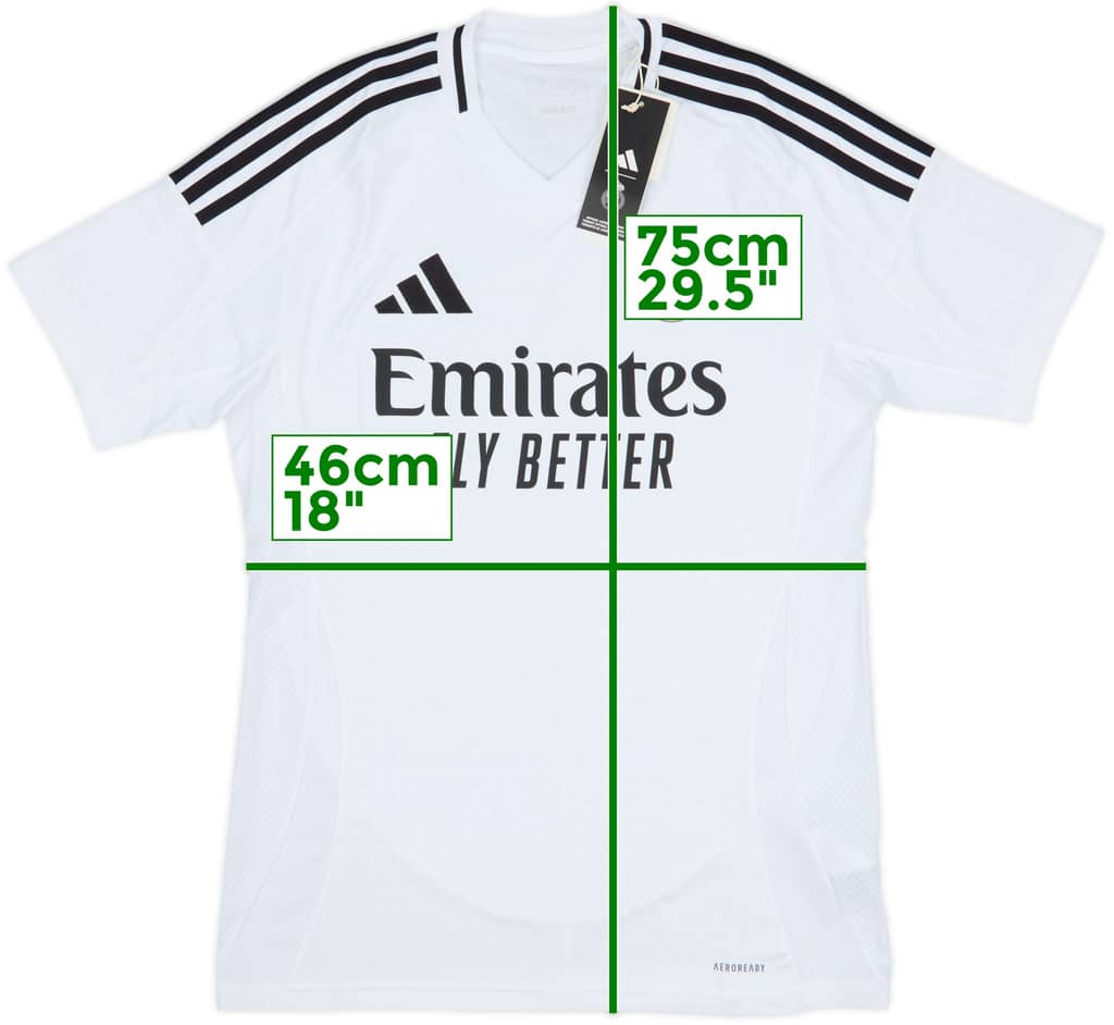 2024-25 Real Madrid Home Shirt (S)