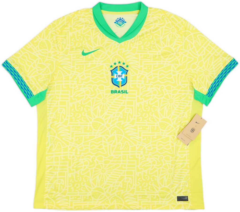 2024-25 Brazil Home Shirt (XXL)