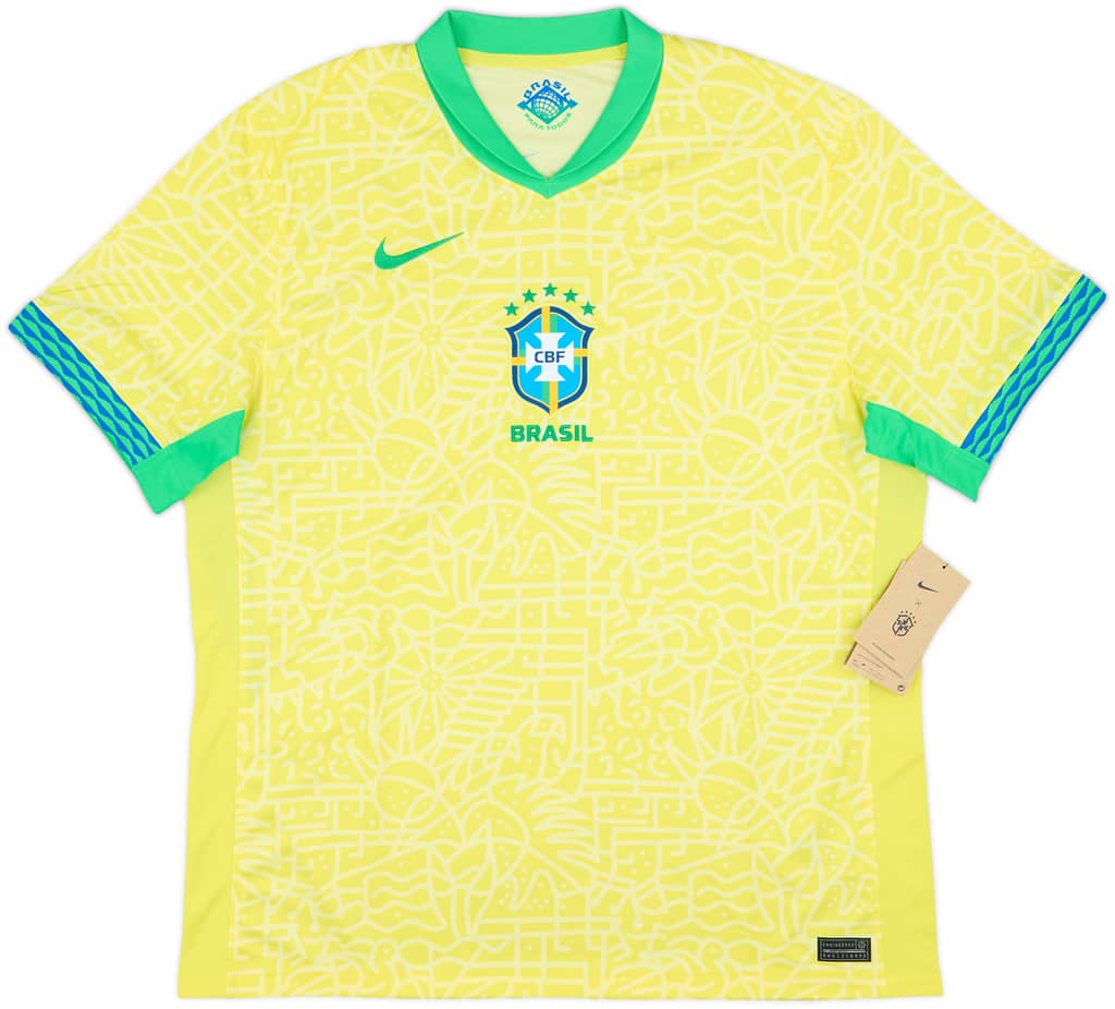 2024-25 Brazil Home Shirt (XL)