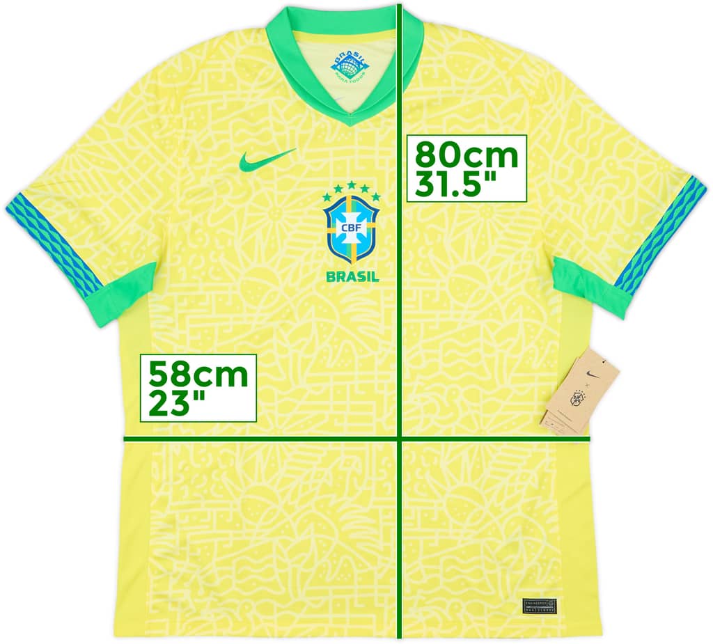 2024-25 Brazil Home Shirt (XL)