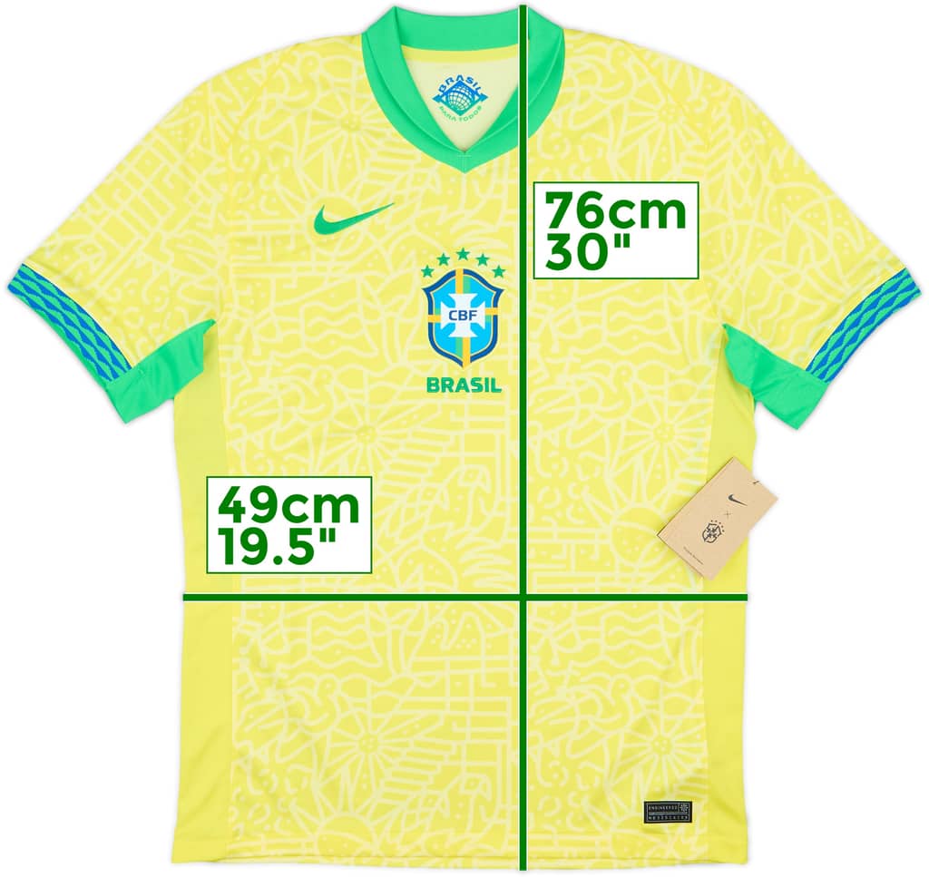 2024-25 Brazil Home Shirt (M)
