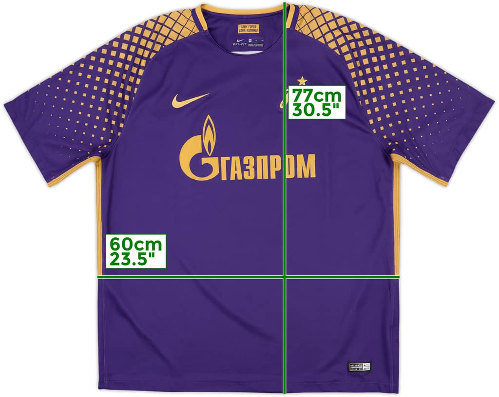 2017-18 Zenit St. Petersburg Third Shirt - 10/10 - (XL)