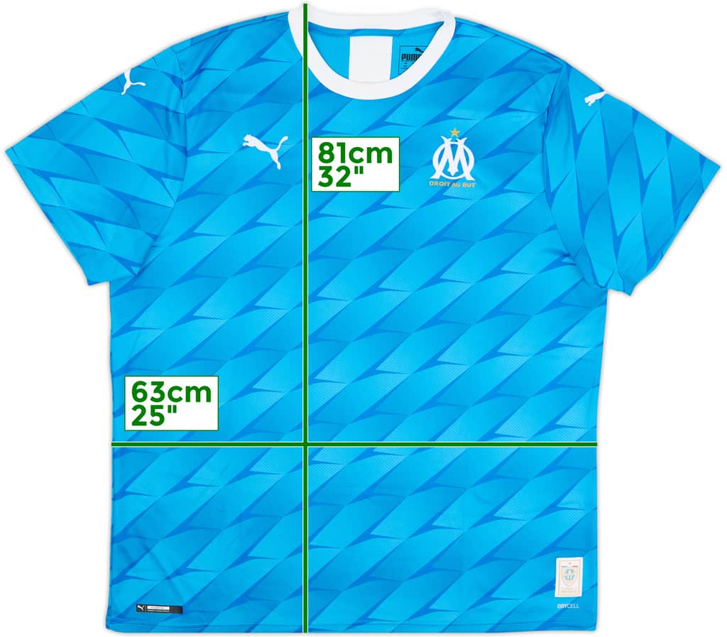 2019-20 Olympique Marseille Away Shirt - 10/10 - (XXL)