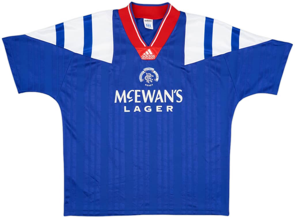 1992-94 Rangers Home Shirt - 9/10 - (L/XL)