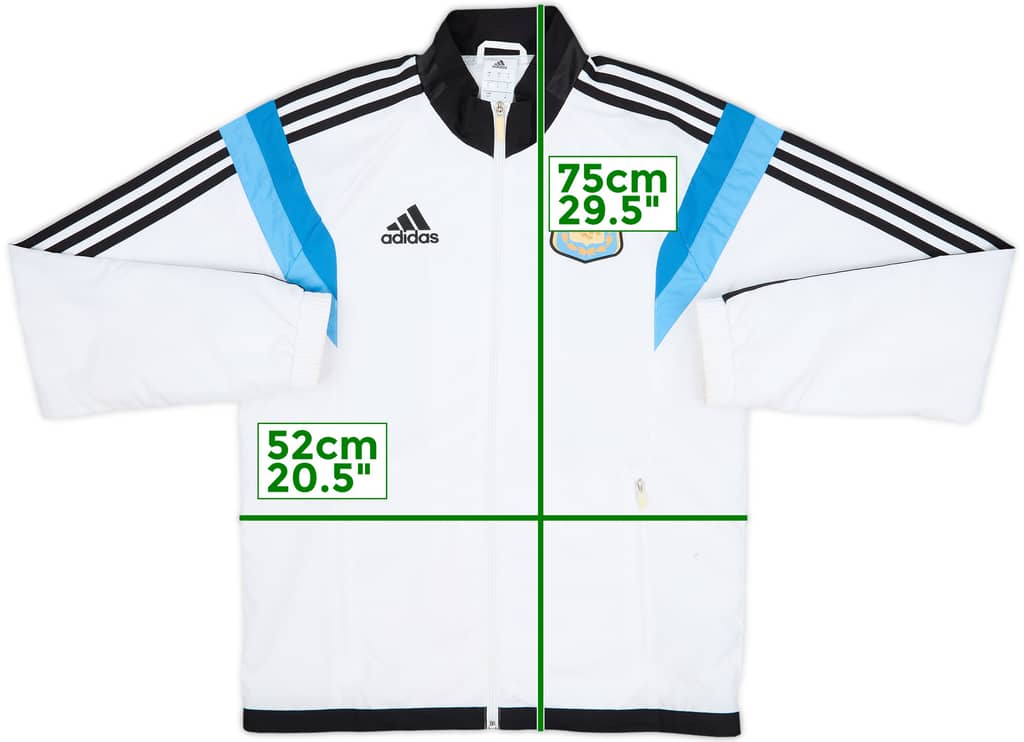 2013-14 Argentina adidas Track Jacket - 7/10 - (S)