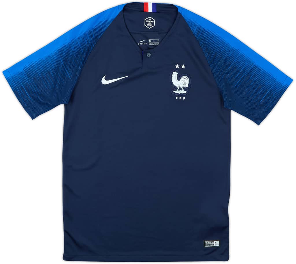 2018 France Home Shirt - 10/10 - (S)
