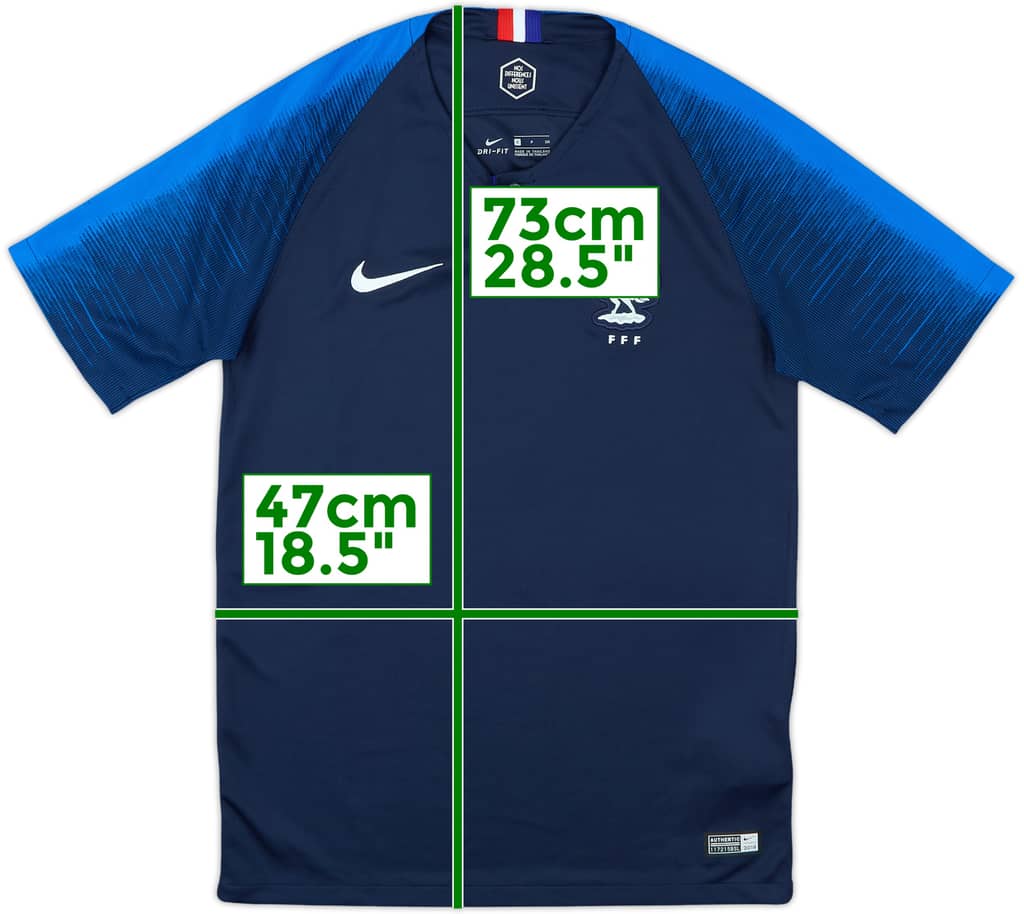 2018 France Home Shirt - 10/10 - (S)